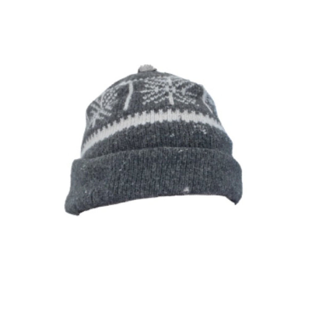 Grey & White Winter Beanie